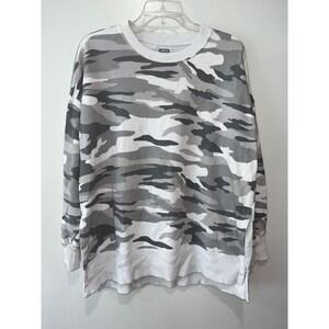 Aerie Womens Camouflage Print Sweatshirt S/P 60% Cotton 40% Polyester